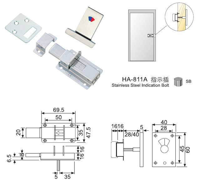 HA-811A指示插销